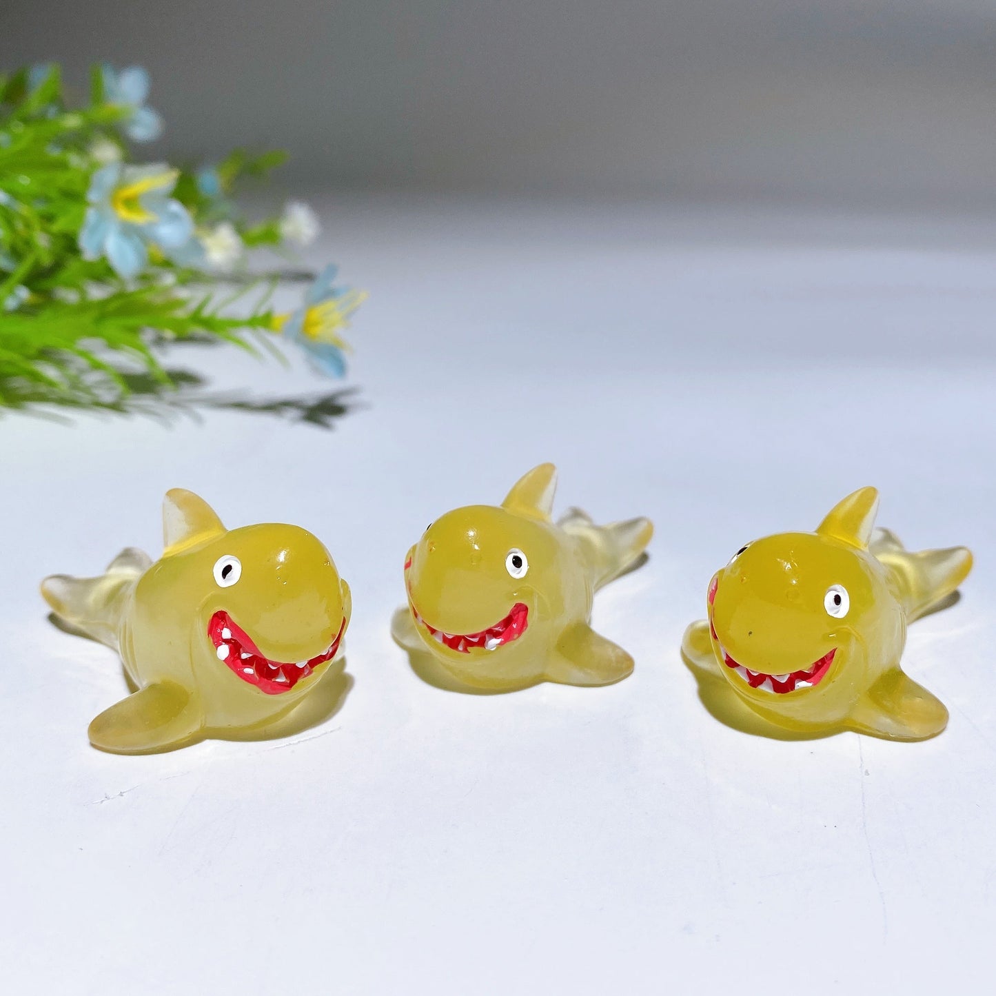 Luminous Shark Carving Crystal Healing Bulk Wholesale