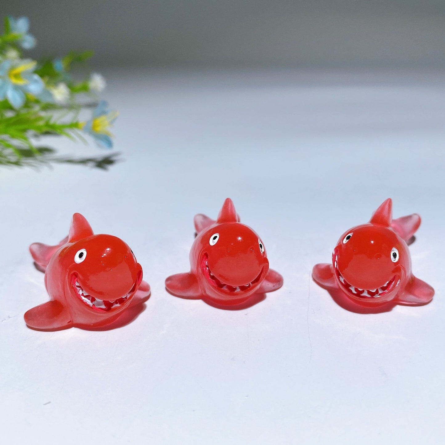 Luminous Shark Carving Crystal Healing Bulk Wholesale