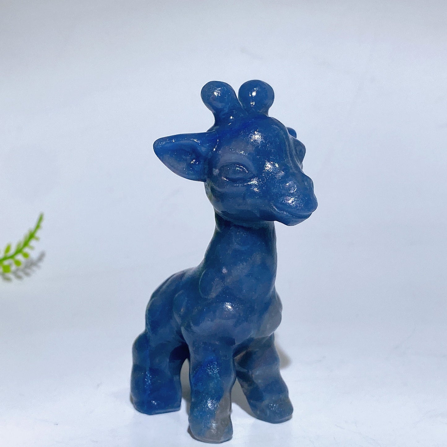3.1" Natural Crystal Giraffe Carving Crystal Healing Bulk Wholesale