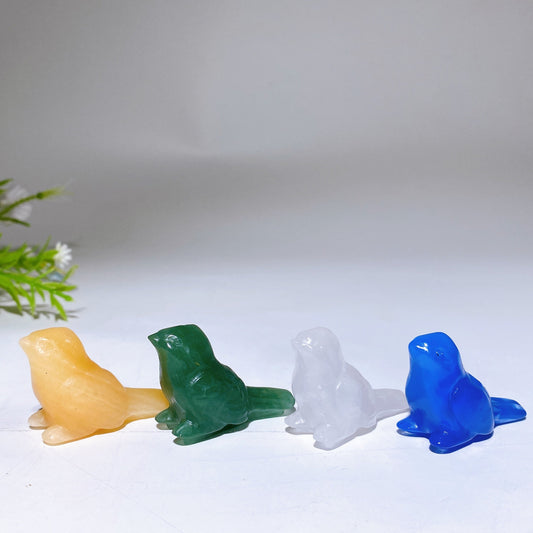 1.7" Crystal Bird Carving Crystal Healing Bulk Wholesale