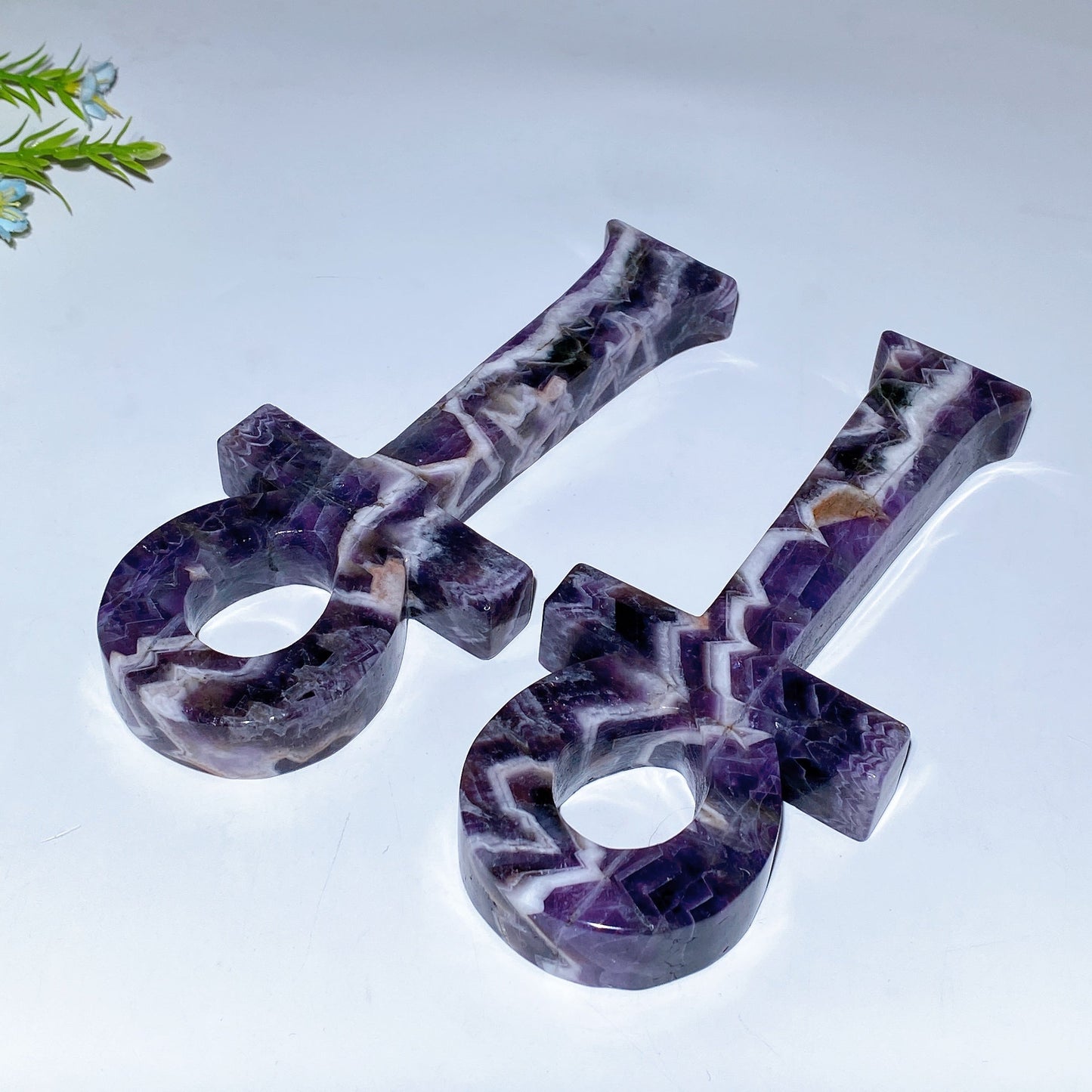 7.6" Dream Amethyst Anka Carving Crystal healing Bulk Wholesale