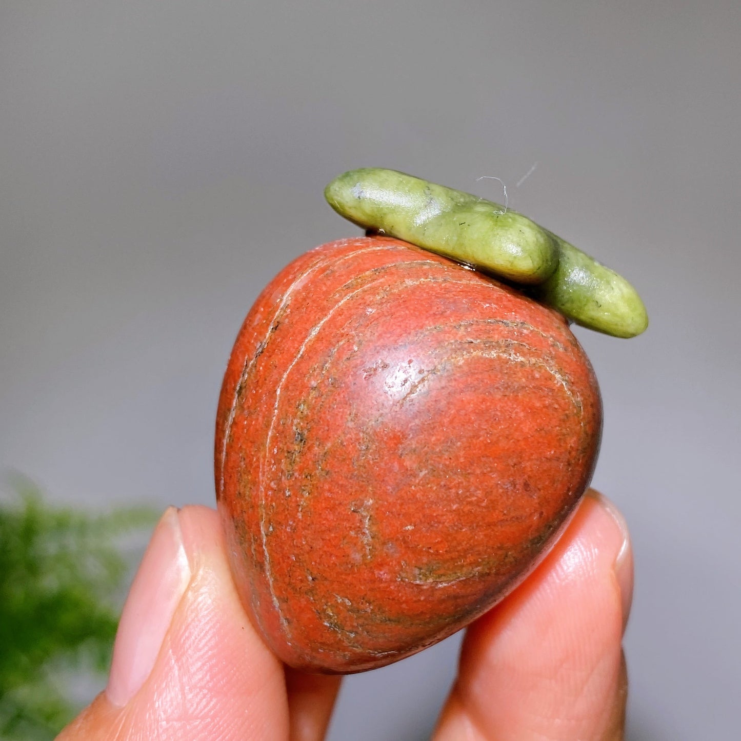 1.6" Crystal Fruit Cherry Tomato Carving Crystal Healing Bulk Wholesale