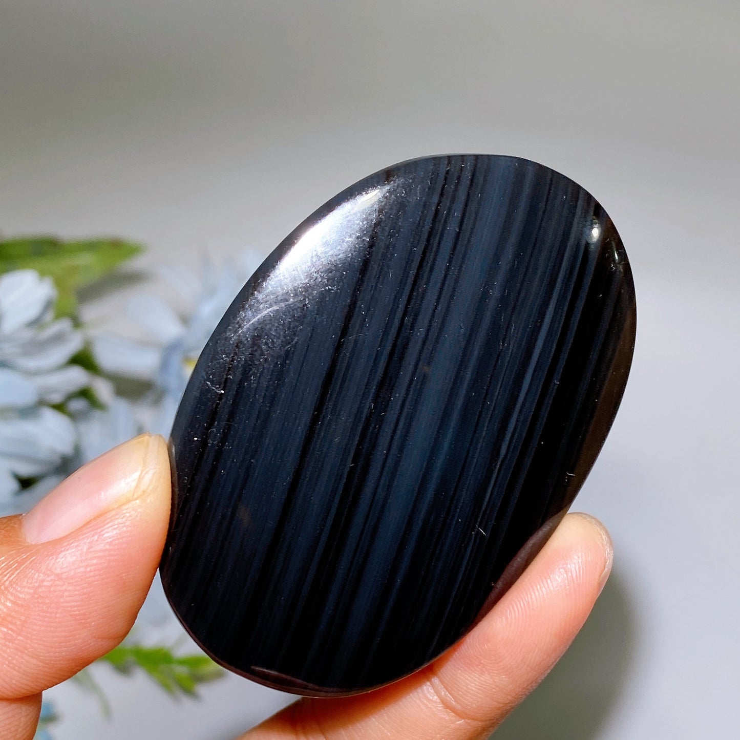 2.4" Midnight Lace Obsidian Palm Crystal Healing Bulk Wholesale