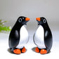 2.4" Black Obsidian Penguin Carving with Printing Crystal Healing Bulk Wholesale