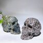 3.7"-3.9" Yooperlite Labradorite Skull Carving Crystal Healing Bulk Wholesale