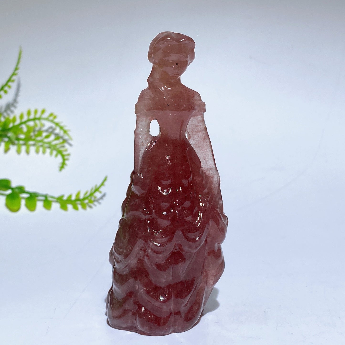 3.9" Natural Crystal Princess Carving Crystal Healing Bulk Wholesale