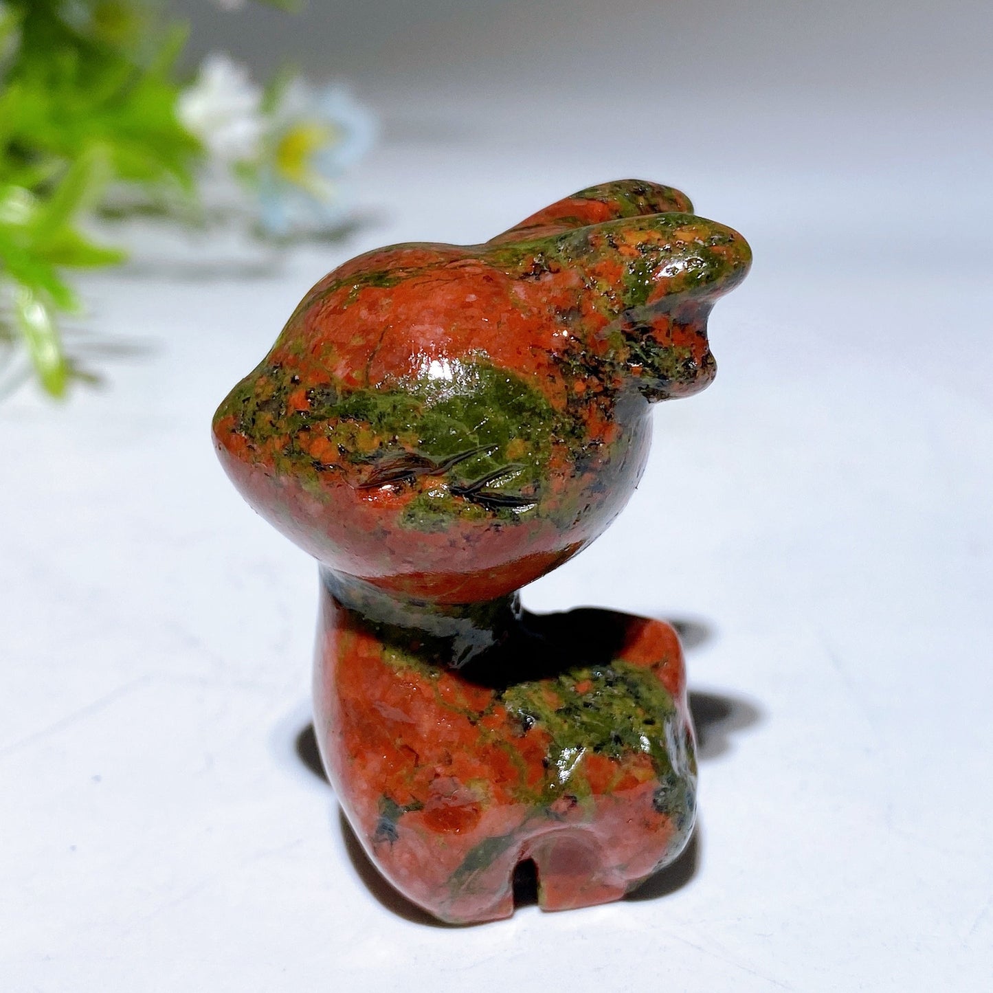1.5" Crystal Deer Carving Crystal Healing Bulk Wholesale