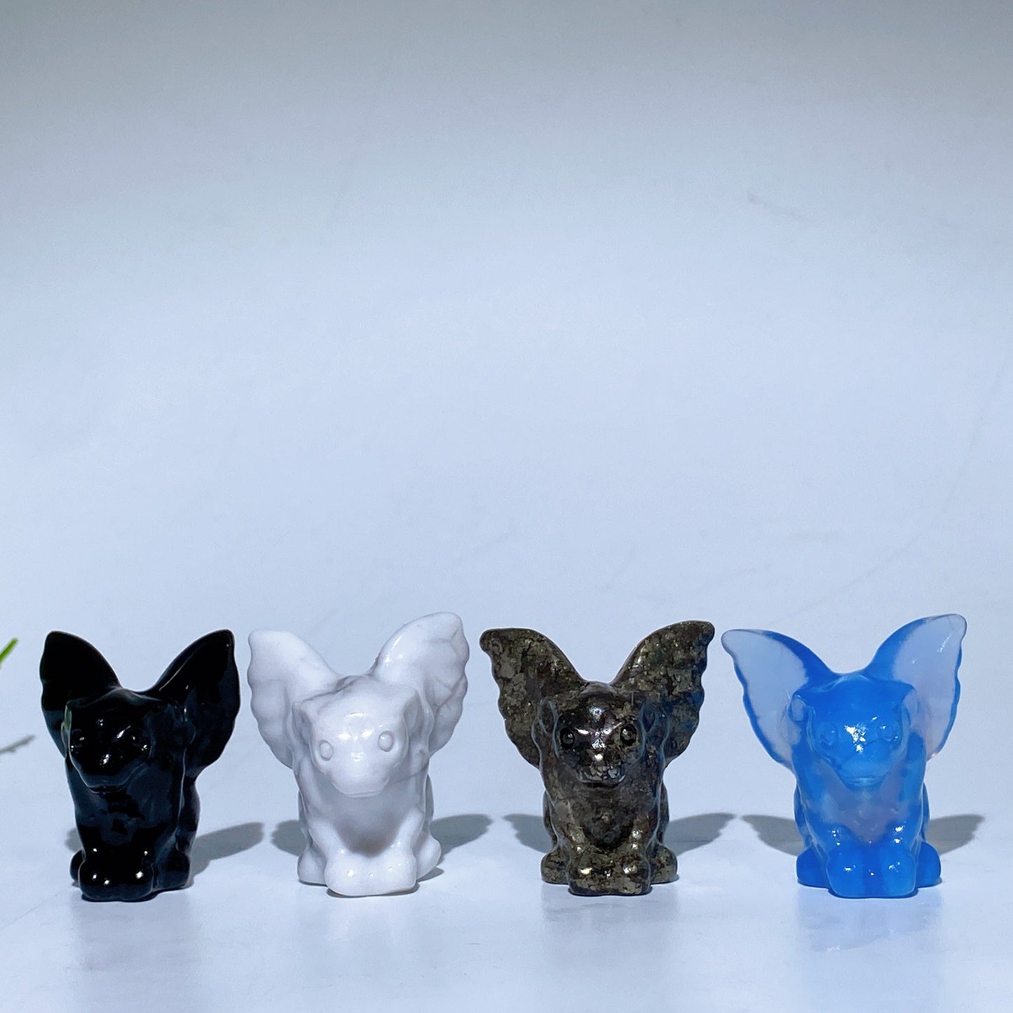 1.2" Natural Carystal Gargoyle Carving Crystal Healing Bulk Wholesale