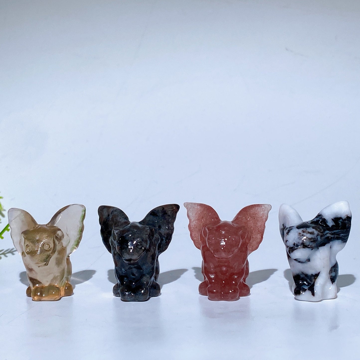 1.2" Natural Carystal Gargoyle Carving Crystal Healing Bulk Wholesale
