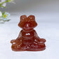 1.5" Crystal Yoga Frog Carving Crystal Healing Bulk Wholesale