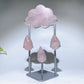 Natural Crystal Cloud Raindrop Carving with Stand Free Form Crystal Healing Bulk Wholesale