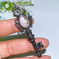 Silver Crystal Key Pendant Crystal Healing Bulk Wholesale