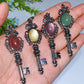 Silver Crystal Key Pendant Crystal Healing Bulk Wholesale