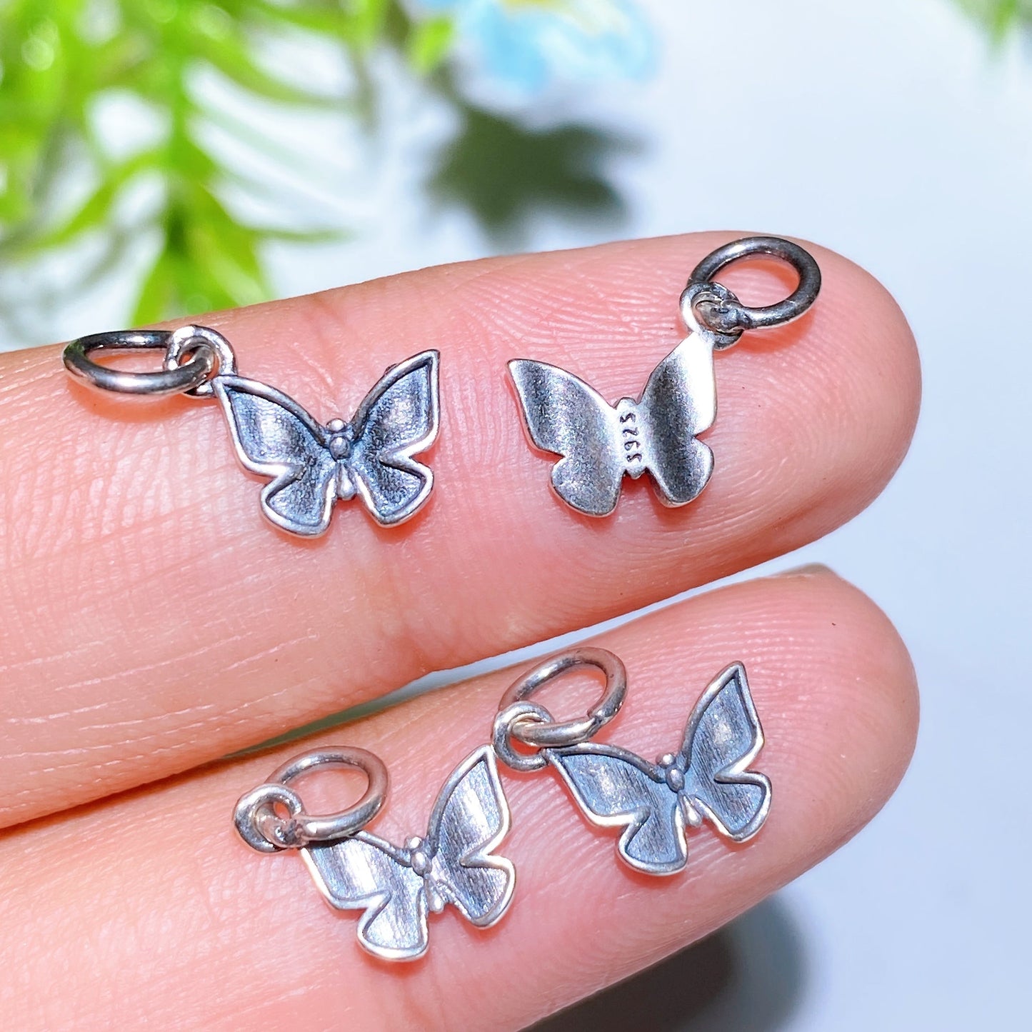 S925 Silver Carving for Jewelry DIY  Crystal Healing Bulk Wholesale