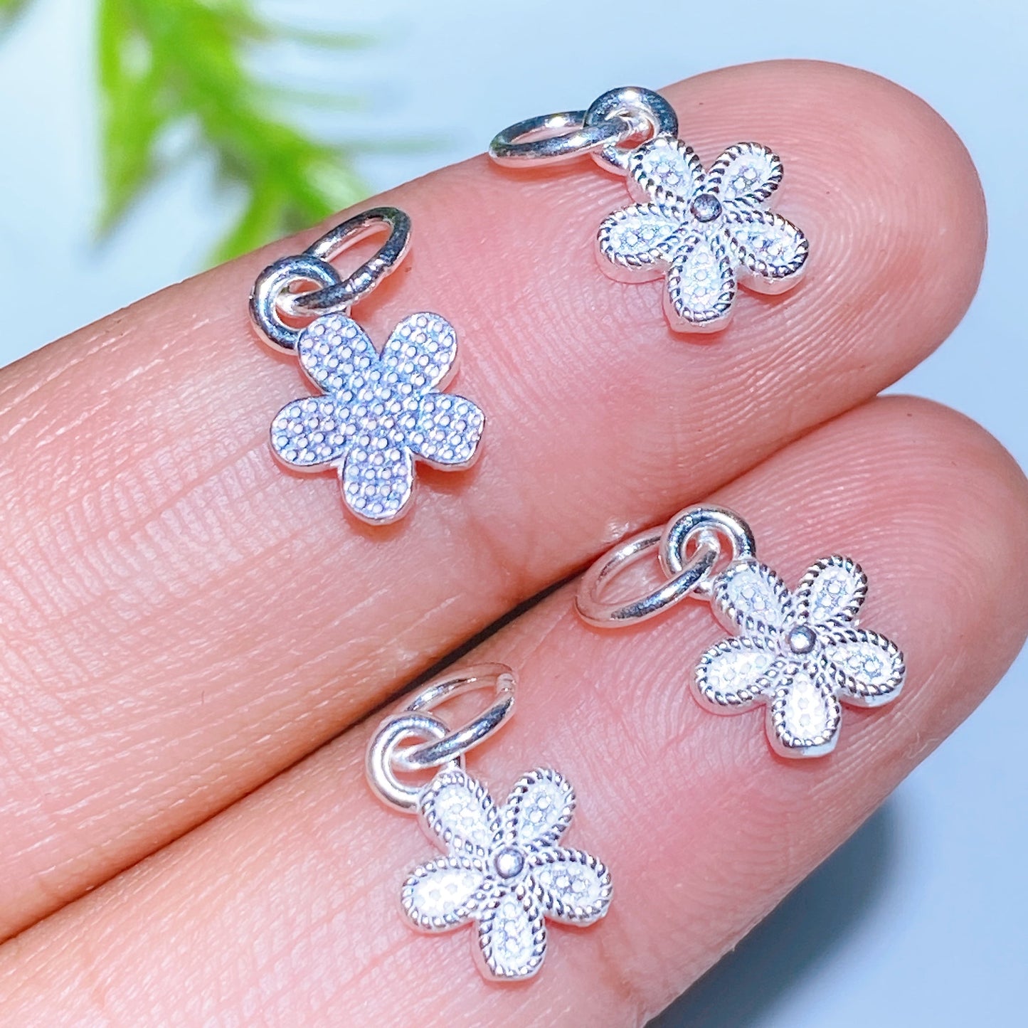 S925 Silver Carving for Jewelry DIY  Crystal Healing Bulk Wholesale