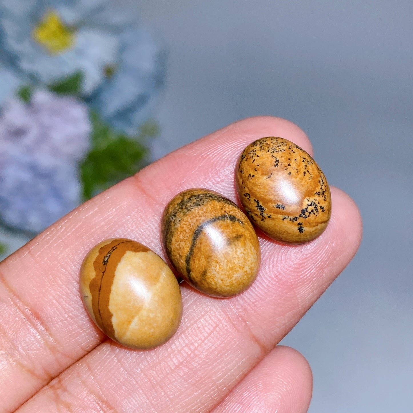 15mm Crystal oval Cabochon for Jewelry DIY Crystal Healing Bulk Wholesale