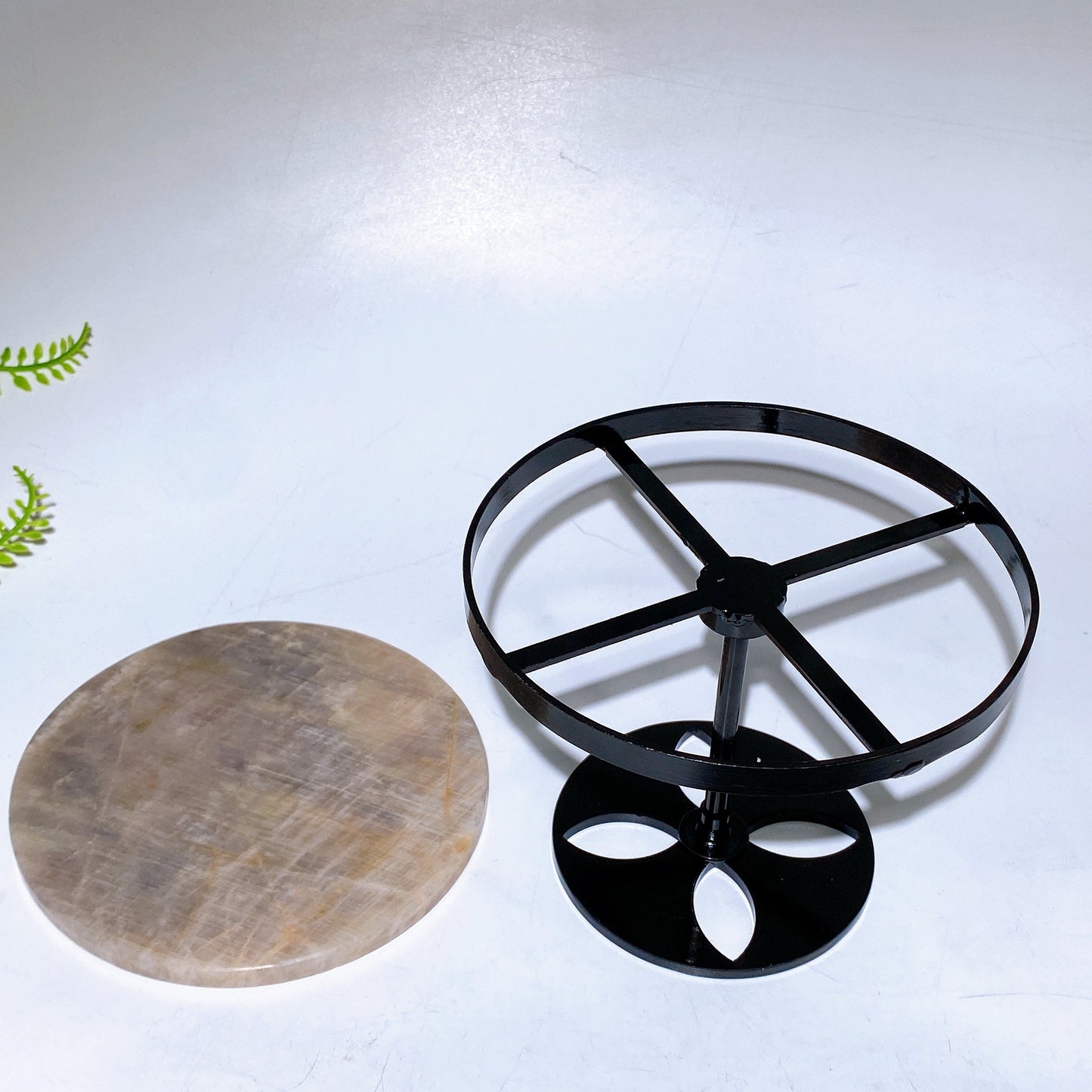 4.6"-5.0" Natural Table with Metal Holder Crystal Healing Bulk Wholesale