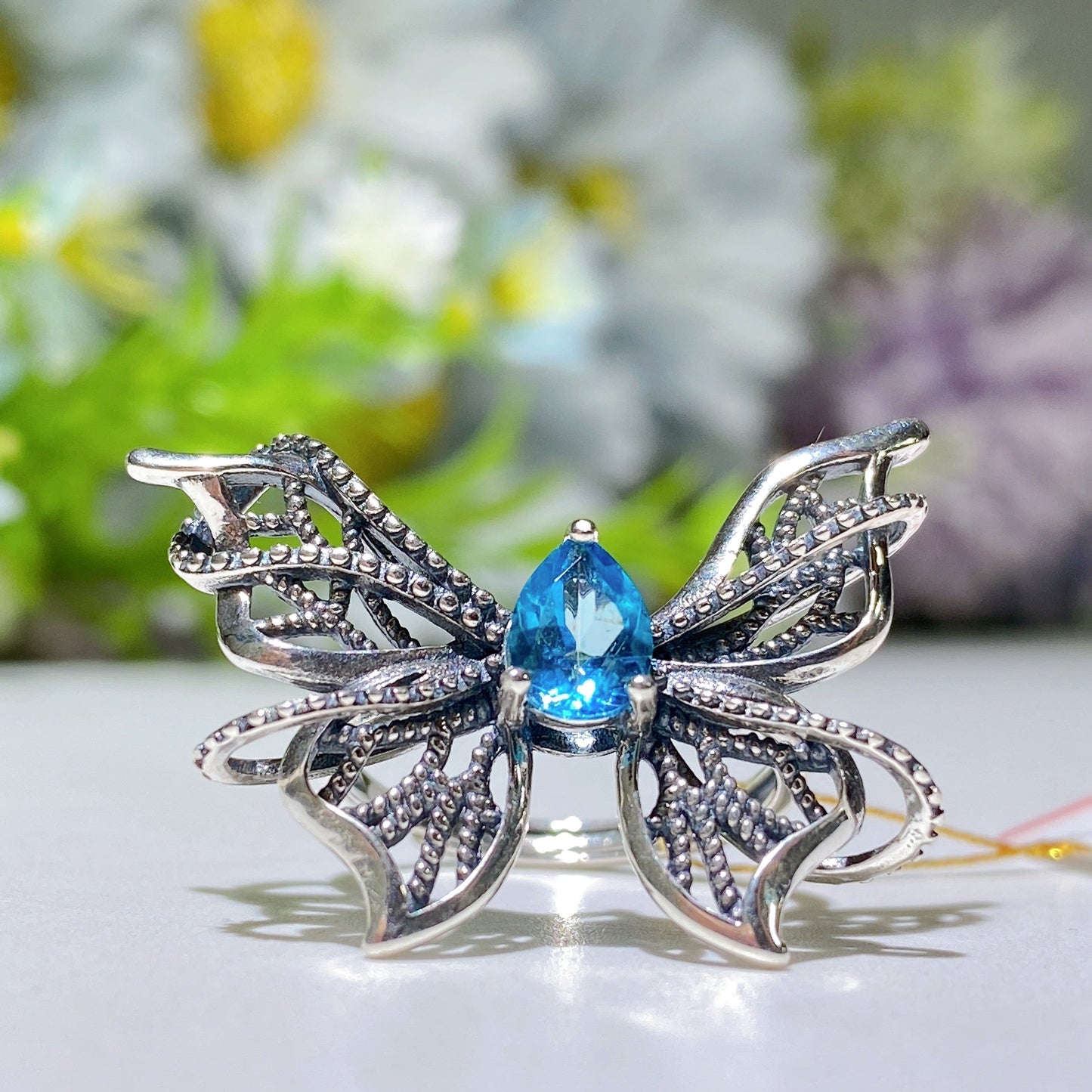 S925 Crystal Ring Crystal Healing Bulk Wholesale