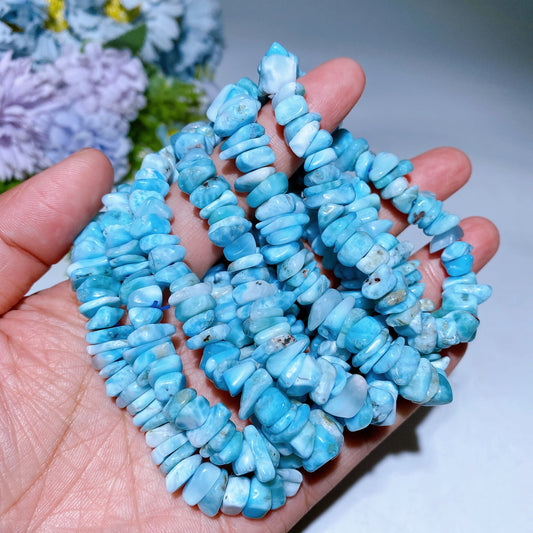 Larimar Chips Bracelet Crystal Healing Bulk Wholesale