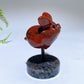 1.6" Natural Crystal Pig Carving with Yooperlite Base Crystal Healing Bulk Wholesale