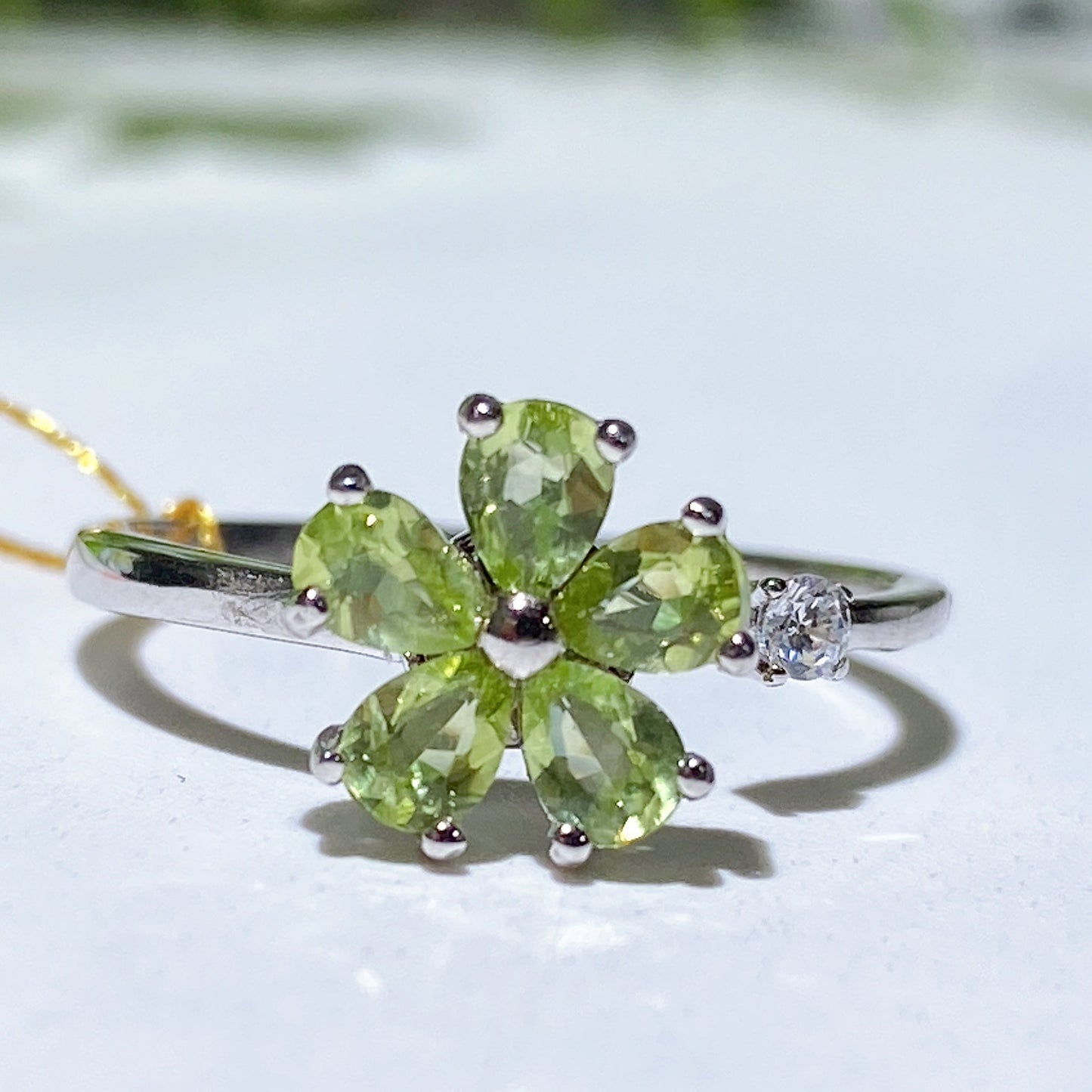 S925 Crystal Ring Crystal Healing Bulk Wholesale