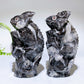 3.9" Natural Jade Chameleon Carving Crystal Healing Bulk Wholesale