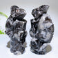 3.9" Natural Jade Chameleon Carving Crystal Healing Bulk Wholesale