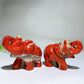 3.2" Red Jasper Elephant Carving Crystal Healing Bulk Wholesale