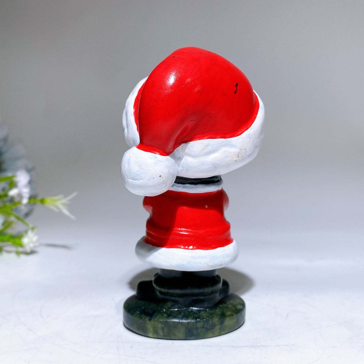 4.0" Serpentine Grinch with Printing for Christmas Crystal Healing Bulk Wholesale