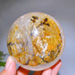 78mm Unique Denrite in Clear Quartz Sphere Crystal Healing Bulk Wholesale