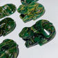 2.0" Emeral Frog Carvings Bulk Wholesale