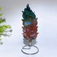 Natural Crystal Feather Carving with Stand Crystal Healing Bulk Wholesale