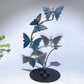 21cm Natrual Butterfly Sphere Holder Crystal Healing Bulk Wholesale