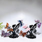 14cm Mixed Natural Crystal Fairy Butterfly Stand Crystal Healing Bulk Wholesale