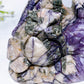 16cm Hand Carved Natural Fluorite Root Owl Crystal Healing Bulk Wholesale