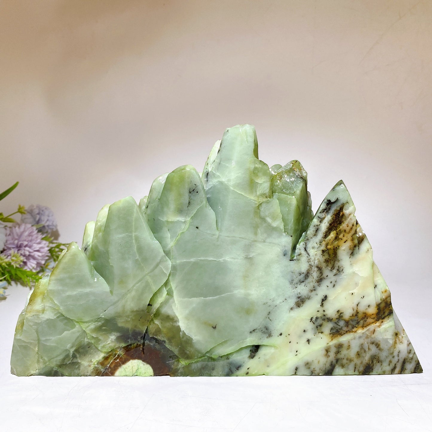 31cm Large Unique Jade Landscape Scenery Carving Crystal Healing Bulk Wholesale