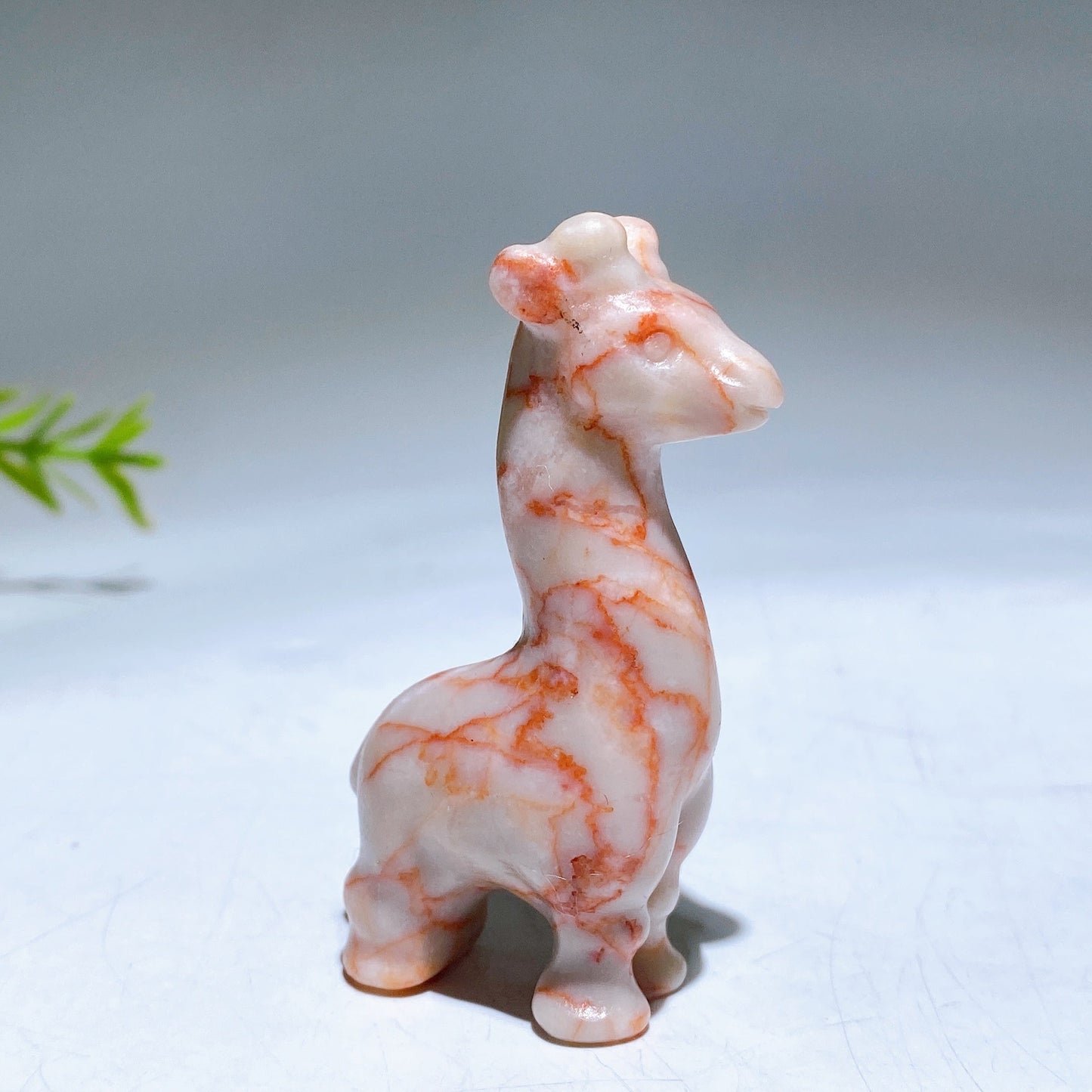2.4" Natural Crystal Giraffe Carving Crystal Healing Bulk Wholesale