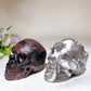 3.7"-3.9" Garnet Shell Stone Skull Carving Crystal Healing Bulk Wholesale