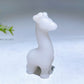 2.4" Natural Crystal Giraffe Carving Crystal Healing Bulk Wholesale