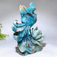 24cm Hand Carved Natural Caribbean Calcite Phoenix Crystal Healing Bulk Wholesale