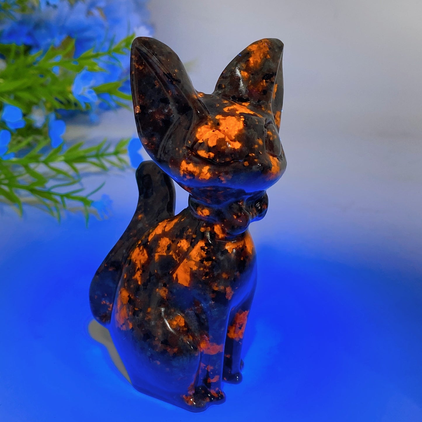 3.9" Crystal Cat Carving Crystal Healing Bulk Wholesale