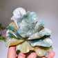 4.9" Unique Caribbean Calcite Peony Carving Crystal Healing Bulk Wholesale