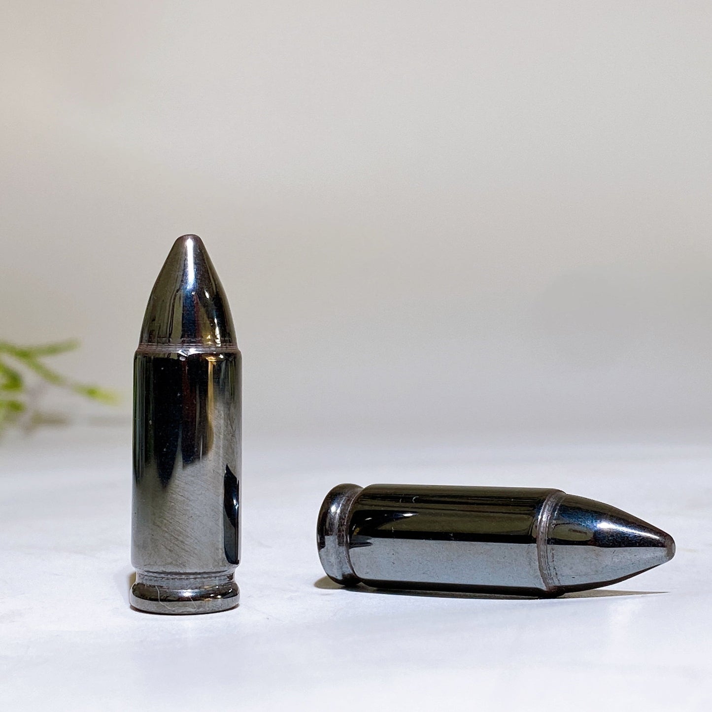 1.5" Hematite Bullet Pendant Crystal Healing Bulk Wholesale