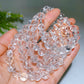 8mm 9.5mm Clear Azetulite Bracelet Crystal Healing Bulk Wholesale