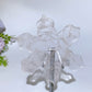 Rose Quartz Clear Quartz Snowflake Carving with Stand Crystal Healing Bulk Wholesale