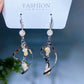 Natural Crystal Earrings Crystal Healing Bulk Wholesale