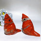 3.2" Red Jasper Cardinal Carving Crystal Healing Bulk Wholesale