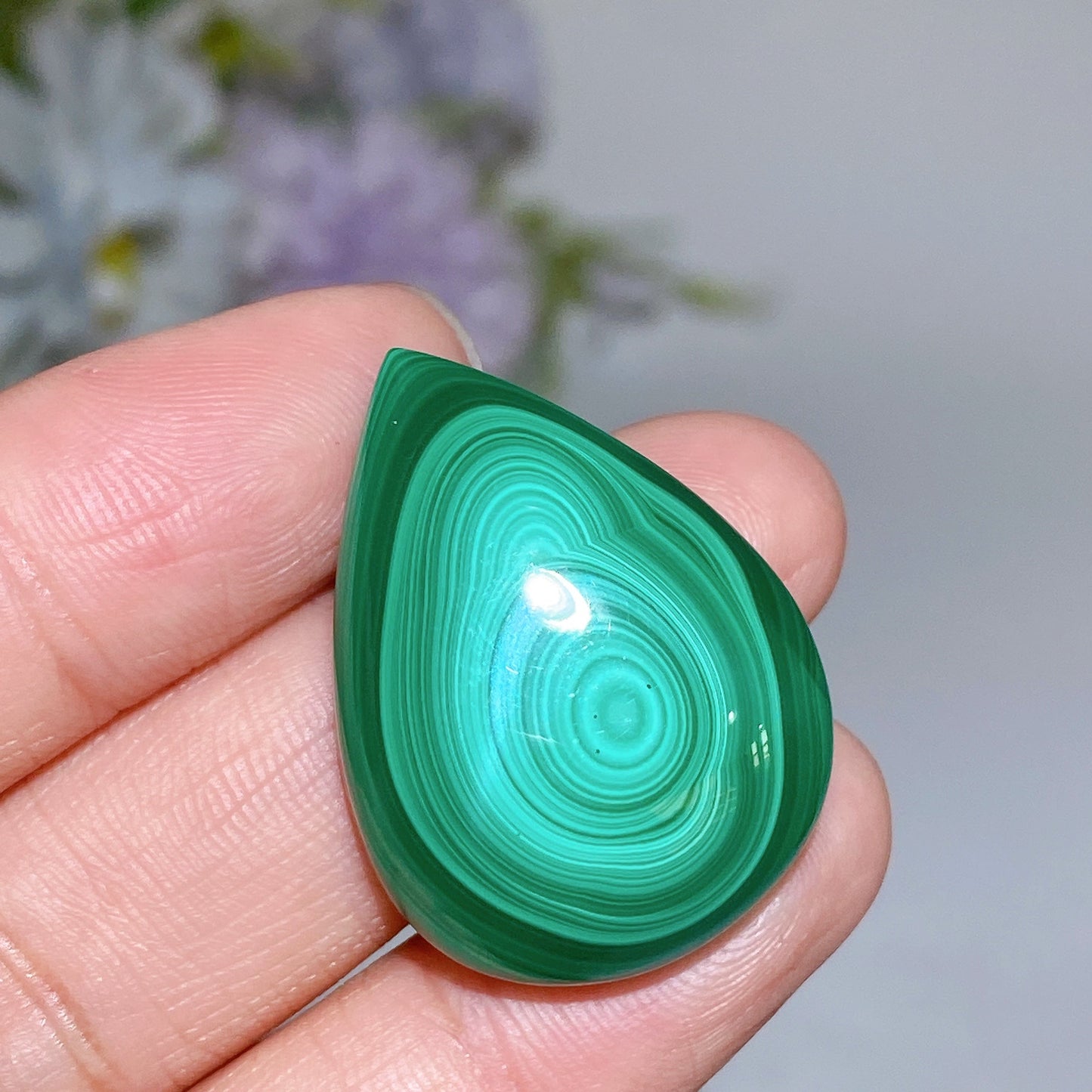Malachite Drop Shape Cabochon for jewelry DIY Crystal Healing Bulk Wholesale