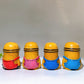 2.7" Yellow Jade Minion with Painting Carving Crystal Healing Bulk Wholesale