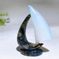 3.0" Crystal Sailboat Carving Crystal Healing Bulk Wholesale